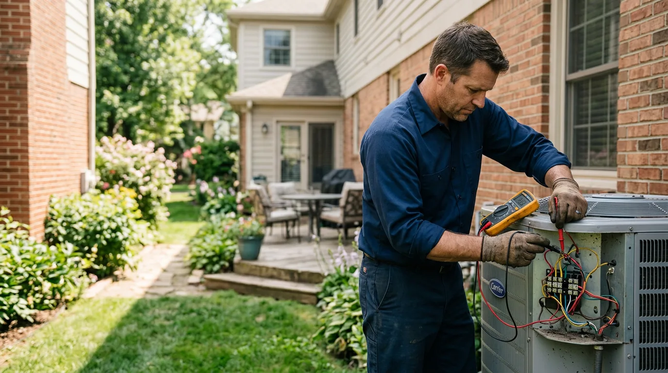 HVAC technician working near Sullivan, ME